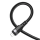 Кабель Type C - Lightning Borofone BU35 PD (3А/1.2 м) Чорний - зображення 2
