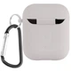 Чехол для AirPods 1/2 Epik Microfiber Series Серый/Каменный - изображение 2
