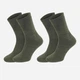 Набір чоловічих шкарпеток високих Mil-Tec 13006301 3 ( 42-43) 2 пари Olive (2000980618989) - зображення 1