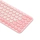 Клавиатура беспроводная Baseus K01A Wireless Tri-Mode Keyboard 2.4G/BT1+BT2 2xAAA Battery 84 клавиши pink (B00955503413-00) - изображение 3