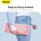 Клавиатура беспроводная Baseus K01A Wireless Tri-Mode Keyboard 2.4G/BT1+BT2 2xAAA Battery 84 клавиши pink (B00955503413-00) - изображение 8