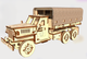 3D Пазл Механический Из Дерева Pazly "Военный Грузовик Studebaker" 176 деталей - изображение 3