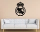 Декоративное панно на стену из дерева Upwood Decor Реал Мадрид Real Madrid 48.3 x 35 см black - изображение 1
