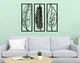 Декоративное панно на стену из дерева Upwood Decor Листья 2 Leaves 2 50 х 65 см black - изображение 1