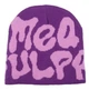 Шапка утепленная Mea Culpa Beanie Bonnet Y2k K-pop Gorros фиолетовая - изображение 1