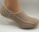 Вязаные тапочки для дома "Кофе с молоком" 39-40р - изображение 7