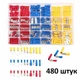 Обжимные клеммы с изоляцией 12 видов набор 480 штук (H427) - изображение 1