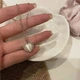 Ожерелье с сердцем Love серебристое - изображение 5