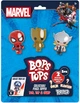 Набор коллекционных фигурок-топперов Sambro Bop n Tops Марвел 5 фигурок (5056219075358) - изображение 1