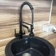 Змішувач для кухні з під'єднанням фільтрованої Lamber 14400 Чорний - зображення 6