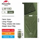 Спальний мішок Naturehike Ultra light LW 180 2021 Long NH21MSD09 XL Pine Green - зображення 2