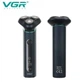 Профессиональная электробритва портативная VGR V-3IO шейвер для бритья бороды и усов с аккумулятором - изображение 6