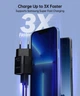 Зарядное устройство смартфона Choetech PD5006 33W fast charger QC3.0/PD/PPS Black - изображение 6