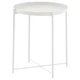 Столик з підносом 45x53см, білий IKEA GLADOM 703.378.19 - изображение 1