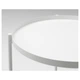 Столик з підносом 45x53см, білий IKEA GLADOM 703.378.19 - изображение 2