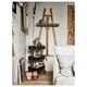 Візок, чорний 35x45x78cm Ikea RÅSKOG 903.339.76 - изображение 4