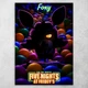 Плакат постер CupKit "Five Nights at Freddy's / П'ять ночей з Фредді" №10 А4 21х29,7 см - зображення 1