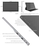 Екран Waveshare 15.6" 1920x1080 LCD IPS Capacitive TS HDMI/Type-C з акумулятором 10000 мАч (RJ041) - изображение 3