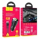 Зарядний автомобільний Hoco NZ6 PD45W+QC3.0 (2Type-C/1USB/3A) + кабель Type-C - Lightning Чорний - изображение 2