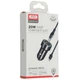 Зарядне автомобільне XO CC32 (PD QC3.0 20W) + кабель USB - MicroUSB Чорний - изображение 2