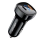 Зарядний автомобільний ACEFAST B4 PD + QC 3.0 (1 Type-C/1 USB/3A/66W) Чорний - зображення 1