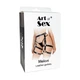Кожаные гартеры Art of Sex - Melani Leather garters, Черные L-2XL ( SO8301 ) - изображение 4