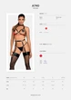 Портупея женская кожаная Бра Obsessive A740 чёрный S/M/L ( SO7853 ) - изображение 5