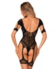 Жіноча Еротична білизна Бодістокінг Obsessive Bodystocking G334 Чорний S/M/L Feromon - зображення 2