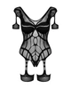 Жіноча Еротична білизна Бодістокінг Obsessive Bodystocking G334 Чорний S/M/L Feromon - зображення 3