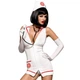 Женское Эротическое бельё Платье Obsessive Emergency dress S/M + stethoscope Белый ( SO7704 ) Feromon - изображение 1