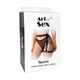 Гартер на ногу Art of Sex - Naomi с надписью SEXY, натуральная кожа, размер XS-2XL, цвет розовый Feromon ( - изображение 4
