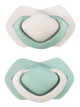 Набор пустышек силиконовых симметричных 2 шт. Pure Color Бежевых Canpol babies 6-18 м (5903407992693) - изображение 1