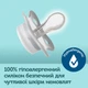 Набор пустышек силиконовых симметричных Mini 2 шт. Серых Canpol babies 0-2 мес (5901691851160) - изображение 8