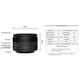 Об'єктив Lens 7Artisans 50mm F1.8 M43 (Panasonic Olympus) - изображение 4