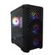 Корпус 1stPlayer T5-BK-4F1 Black без БП - изображение 3