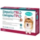 Таблетки Simparica Trio (Симпарика трио) для собак от блох, клещей и глистов 10 - 20 кг, 1 табл - изображение 1