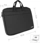 Сумка для ноутбука ColorWay 17.3" Modern Black (CW-LBM173-BK) - изображение 6