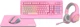 Комплект (клавіатура + миша) GamePro 4in1 Pink (GS1863) - изображение 6
