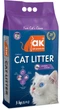 Наповнювач бентонітовий AK Cat COMPACT CAT LITTER грудкувальний Лаванда, 5 кг - изображение 2