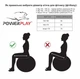 Мяч для фитнеса PowerPlay 4003 фитбол из ПВХ 65 см с помпой для накачивания Зелёный (21-68-PP_4003_65_Green) - изображение 4