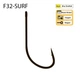 Крючки с поводком Trabucco HISASHI HOOK F-32 SURF №06 повод.0.24мм флюр 200FC 10шт - изображение 2