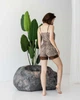 Fashions • Піжама жіноча Кікі Fashions L коричневий (90453-ні) - зображення 3