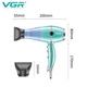 Профессиональный мощный фен для волос VGR-452 2400W + 2 насадки - изображение 6