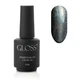 Гель-лак Gloss Company Котяче око Cat eye-9 блакитно-сріблястий 11 мл - зображення 1