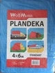 Тент затіняючий Plandeka Mocna 4 х 6 м із люверсами синій WoffMann - зображення 2