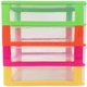 Комод-мини четыре секции Irak Plastik 27x19x26.5 см (5265kmd) - изображение 2