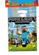 Подарункові Пакети Майнкрафт Minecraft 16х25см 10шт Блакитний - зображення 1