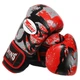 Перчатки для бокса кожаные на липучке Twins Tribal Heroe 9952 14 унций Black-Red - изображение 2