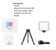 Студійне джерело світла full color W64 LED 6W RGB із штативом - зображення 11