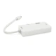 Конвертер mini Display Port (папа) на HDMI/VGA/DVI(мама) 30cm White 4K/2K - изображение 2